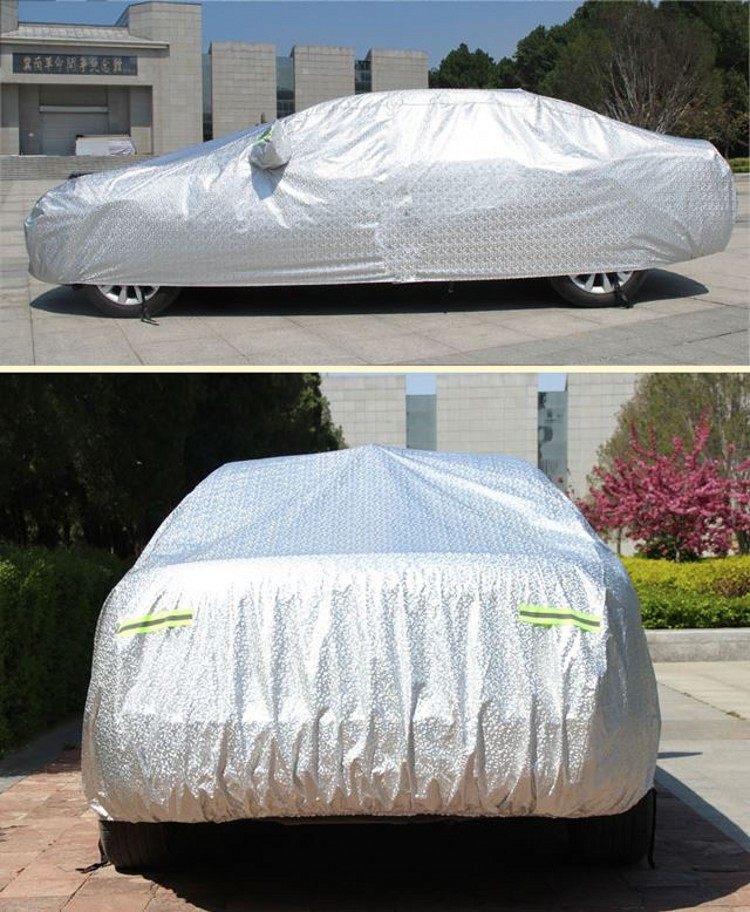 汽车车衣车罩家用停车棚遮阳户外帐篷防晒防雨车库车套伸缩雨棚