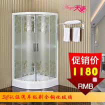 The new sand at both ends of the pattern four sides of the overall simple shower room bath shower full matching bath room special price