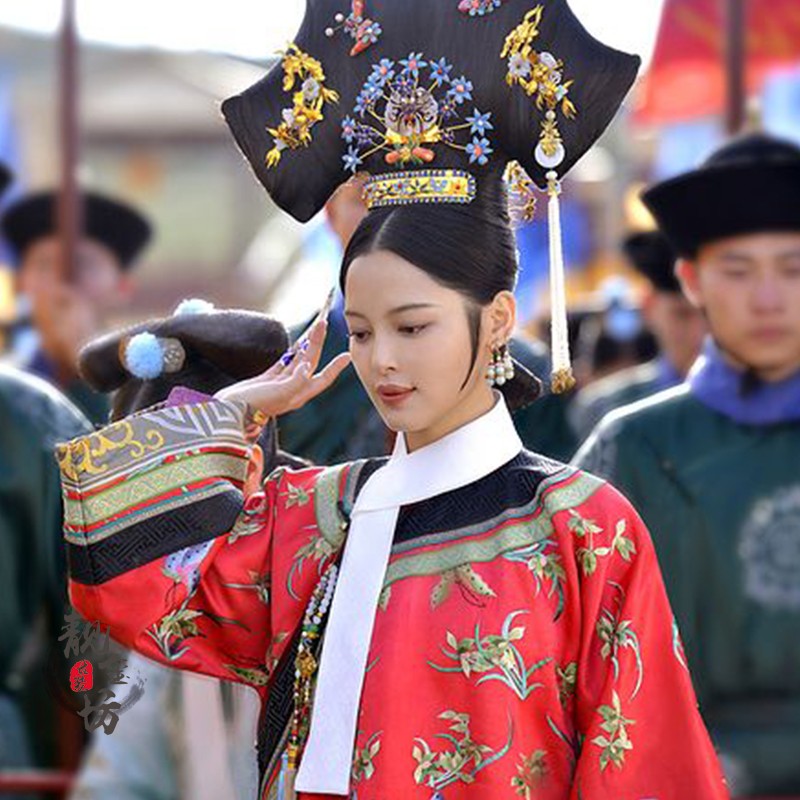 影视古装如懿传同款古装女清朝格格服满族旗装女古装影楼写真服