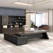 New Chinese Boss Table Grand Bandstand Commercial Office Desk Portfolio Full Desk Manager Desk Manager Desk