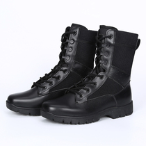 Summer new combat boots male and female ultra-light anti-wear and breathable Tactical shoe boots High helping black Climbing Boots