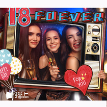 Instagram photo frame KT board Graduation photo frame Photo frame props custom circle of friends hand-held net red ins