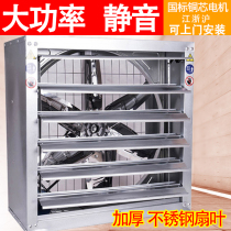 Negative pressure fan Industrial exhaust fan Powerful high-power exhaust fan Breeding ventilation fan Factory silent exhaust fan
