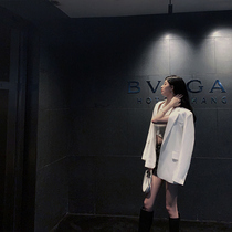 White Blouse 2021 Fall New Little Western Suit Loose 100 Hitch Inn Wind Fried Street Suit Jacket Female Tide