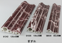 Imitation marble elevator door cover cable TV background wall border strip artificial stone plastic window cover Yin angle line skirting decoration