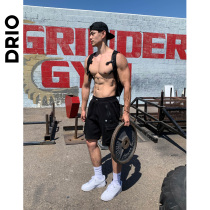 DRIOCO LANB summer new loose drawstring tooling shorts mens sports running five-point pants pocket casual pants