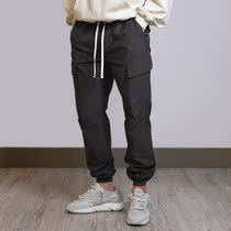 DRIOTOPIA Autumn Winter New American High Street Tide Brand Casual Big Pocket Loose Leggings Long Pants Cargo Pants Men