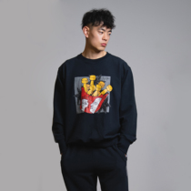 DRIOTOPIA Autumn Winter New Sports Sweatshirt Mens Print Pullover Casual Couple Long Sleeve Versatile Jacket Women