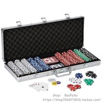 500 PC Poker Casino Baccarat Chip Poker Aluminum