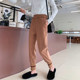Harlan pants female spring and autumn 2020 new knitted woolen radish pants Korean thick warm warm loose net red grandma pants Harlan pants female spring and autumn 2020 new knitted woolen radish pants Korean thick warm warm loose net red grandma pants
