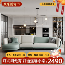 Extreme Technology Dispensed Sofa Nordic Simple Modern Color Color Art Living Room Corner of Noble