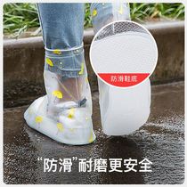 Rain shoe cover female summer rain boot cover with beautiful beautiful water shoes summer light rain overshoes foot cover Summer man