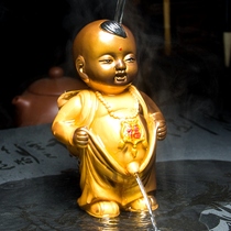 tea favor decoration boutique ke yang discoloration lucky urine child spray monk pee dolls pet tea accessories