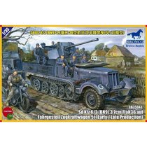 JZ assembly model Weijun CB35043 1 35 German Sd Kfz 6 2(BN9b) semi-crawler