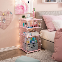 Simple small bedside table cute home bedroom bedside to accommodate cabinet light luxury mini 2021 new