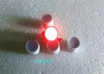Digital tube LED game console light LED flat tube round head 12MM highlight white hair red 2 cores 2 feet