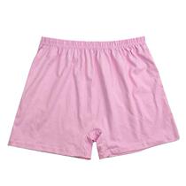 Mom old-age flat-end shorts in high-waist panties male lady loose panties dad's trousers
