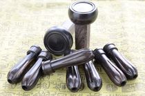 Guqin accessories New Universal Ebony Piano Zhen goose foot guqin purple sandalwood Crown corner Yueshan and other open accessories