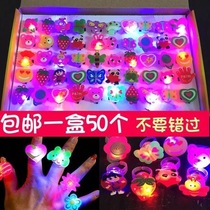 Han San Little Gift Pumpkin Ring Luminous Toys Children Dress Kindergarten Gifts Proceeds Festival Flash Accessories