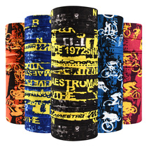 Outdoor sports magic headscarf seamless bike riding facial scarf head cover scarf summer sunscreen for men and women