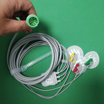 Monitor accessories Coman integrated 12-pin 3-guide clip type ECG lead line European standard