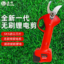 Deling brushless lithium electric scissors 16 8v pruning shears branches orchard electric branch shears garden fruit farmers world JD16A
