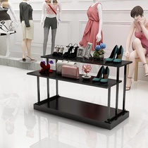 Clothing store high and low table Childrens clothing flow table display table Mens and womens clothing display cabinet Nakajima rack Shoe rack bag rack