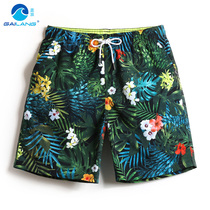 Gailang Summer Seaside Holiday Couple Loose Beach Pants Mens Quick Dry Large Size Printed Shorts Womens Flat Mens Swimming Pants