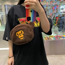 it Bape baby milo plush chest bag running bag 0482310D country now only