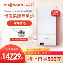 German Fisman wall-mounted boiler A1JE 30kW wall-hung boiler natural gas boiler household heating dual-purpose water heater