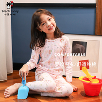 Small black tote intimacy Tony womens underwear suit thickened suede rou tattooe cotton autumn clothes pyjamas warm in-home clothing