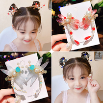 Pair of Korean Children's Hair Clips Princess Super Immortal Hair Cards Little Girls Clip Headgear Baby Side Bangs Clip