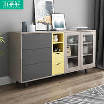 Modern Nordic simple dining side cabinet Small apartment restaurant assembly drawer Kitchen storage cupboard Wine locker