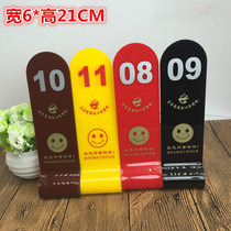 Table card table number plate Number plate number plate Acrylic table number plate High table number plate Row number plate Restaurant menu Hotel table card