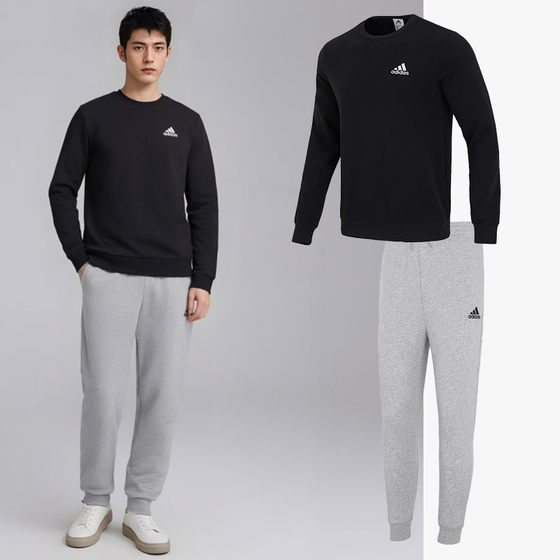 Adidas official website plus velvet sports suit men's clothing 2024 autumn new round neck long-sleeved sweatshirt close-up foot pants
Adidas official website plus velvet sports suit men's clothing 2024 autumn new round neck long-sleeved sweatshirt close-up foot pants