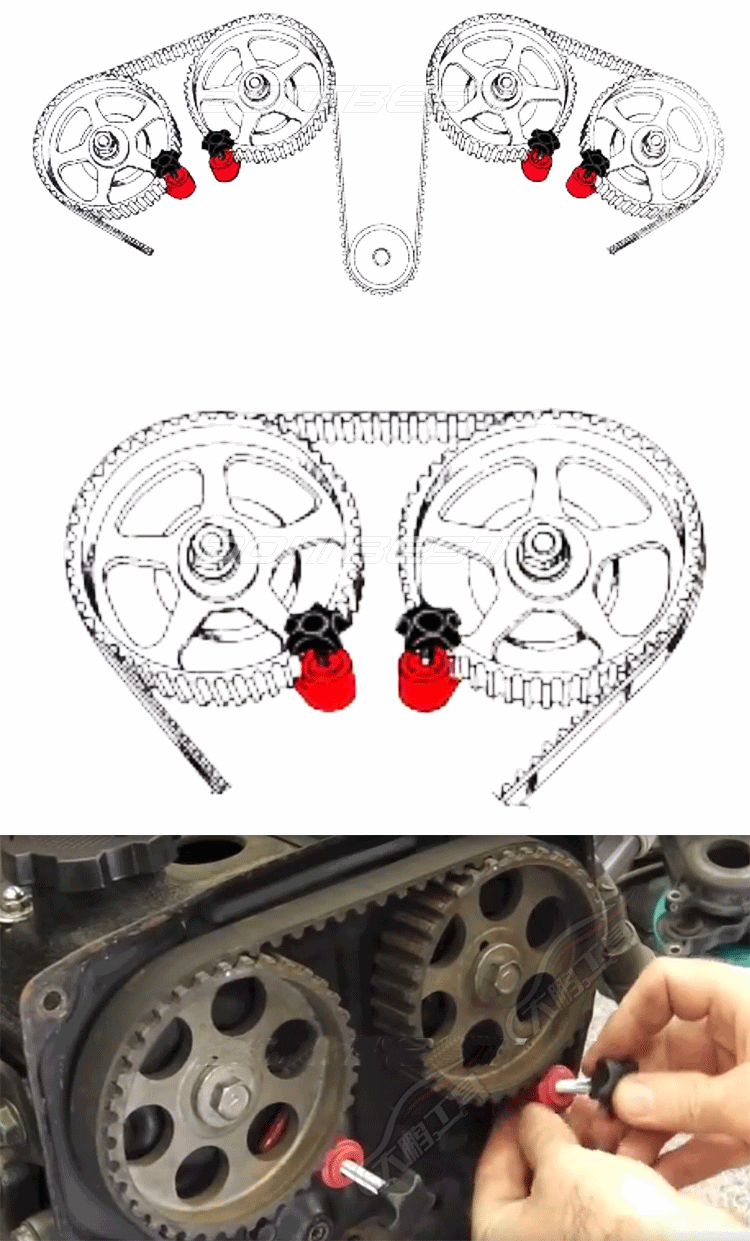Universal timing holder camshaft engine timing tool auto repair universal cam locking tool