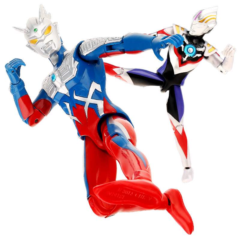 正版万代奥特曼玩具人偶模型关节超可动变形赛罗欧布玩偶男孩手办