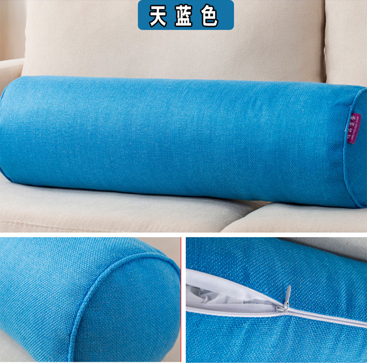 床上圆柱抱枕圆形长条瑜伽抱枕沙发靠枕腿枕糖果枕美容院垫脚脚枕