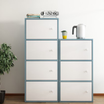 Five bucket cabinet containing minimalist modern bedroom solid wood drawer bucket closet living room leaning against wall nine bucket Nordic cupboard lockers