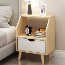 Nordic bedside table shelf shelf locker Simple modern bedroom multi-function storage Bedside cabinet Economic cabinet