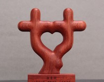 Yi Shujia lovers of tree red wood pendulum with love duo to synthesize an inseparably love tree wedding gift