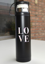 New Cross Main Christmas Gift Supplies Double Vacuum 304 Stainless Steel Insulation Cup love