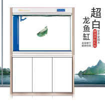 Xilong medium large bottom filter dragon fish tank aquarium super white glass water-free ecological living room household goldfish tank