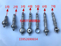 Direct stainless steel nut whip fitness whip handle whip accessories handle pure 304 stainless steel unicorn whip