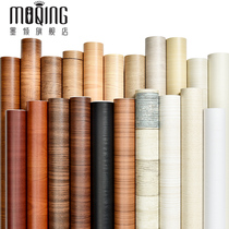 Cabinet door old house renovation material simulation wood grain sticker desktop solid wood self-adhesive wardrobe wallpaper