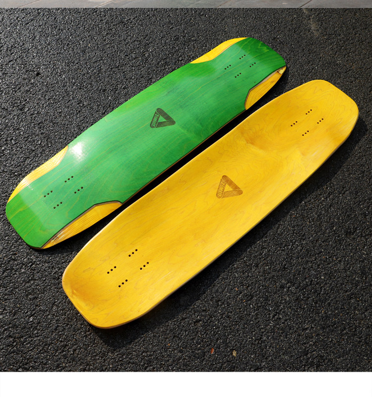 zombie m1森系列 平花长板 平花板平花滑板 全能板 长板平花板面_双氙