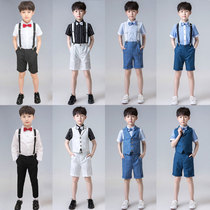 Boys' Dress Summer Ribbon Chorus Performance Host Piano Playboy Suit Children's Suit Boy