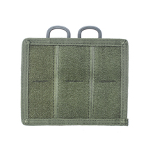 Tactical vest backpack MOLLE Velcro fur face badge epaulettes armband stick board