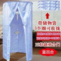 Round bath cover bathing tent bathing tent thickened thermal insulation bath account free installation household winter cover account