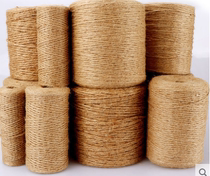 Hemp rope Rope diy material thickness Hand woven grid Photo wall decorations Twine tied rope vintage style